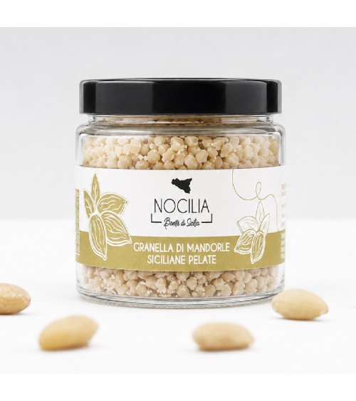 Granella di Mandorle Siciliane Pelate | Vasetto 100g